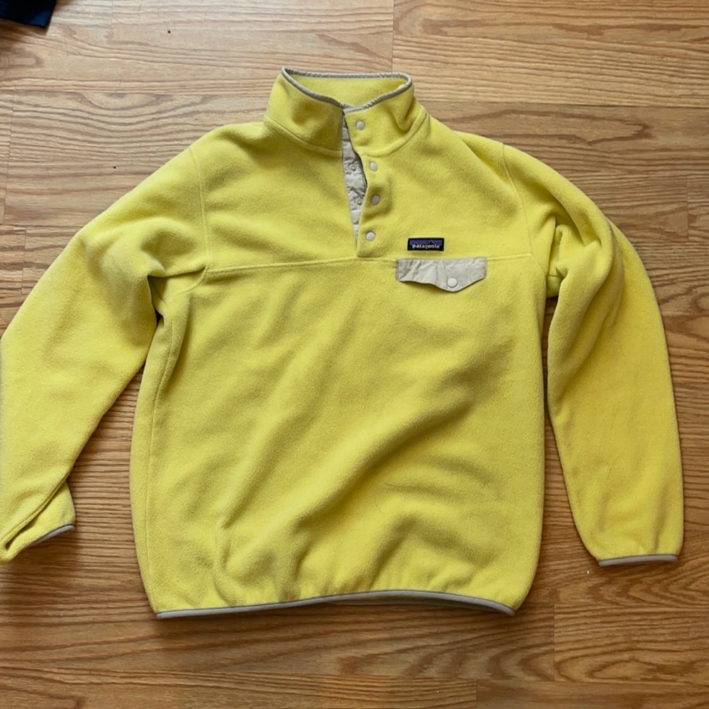Patagonia Synchilla Snap T-Pullover - Yellow